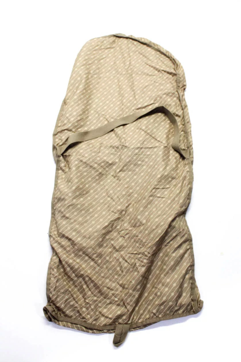 GUCCI INTERLOCKING GG NYLON ZIP GARMENT BAG