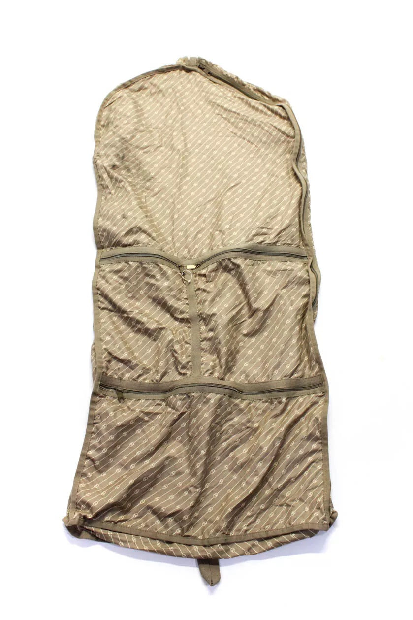 GUCCI INTERLOCKING GG NYLON ZIP GARMENT BAG