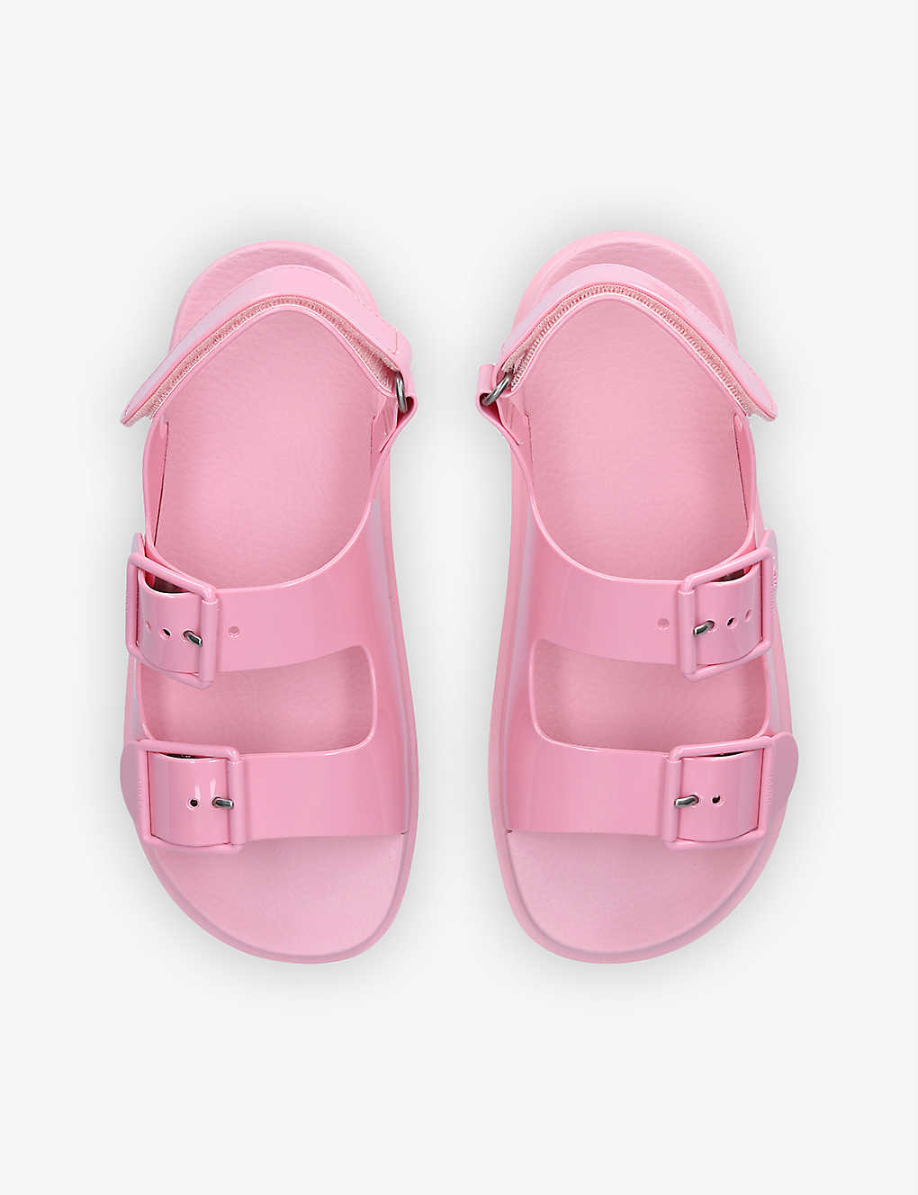 GUCCI GG ISLA LOGO EMBOSSED RUBBER SANDALS