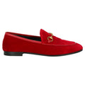GUCCI JORDAAN HORSEBIT VELVET LOAFERS