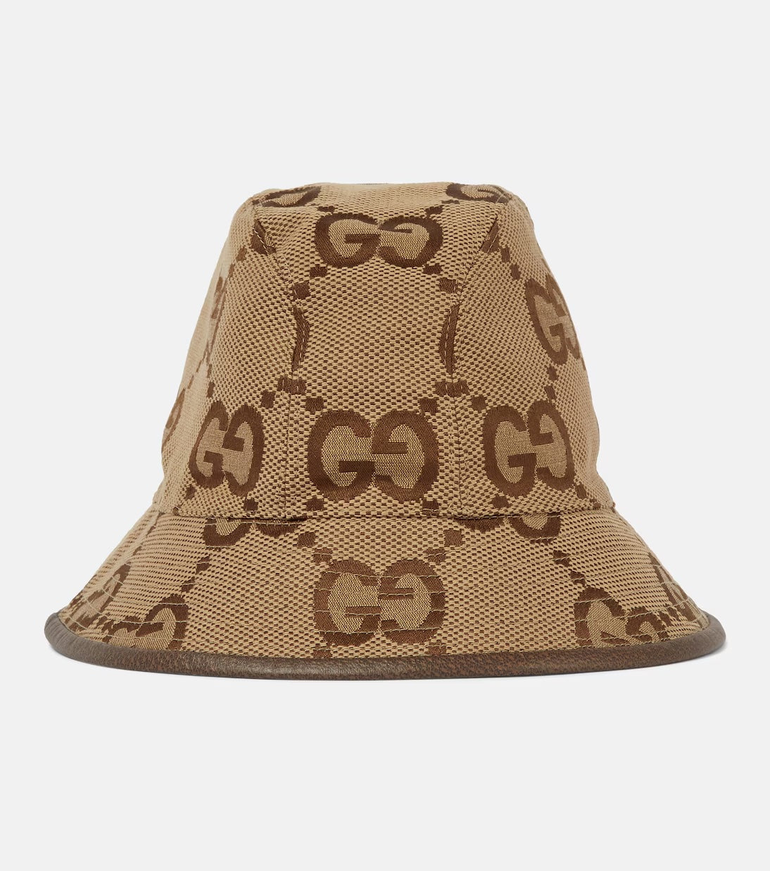 GUCCI JUMBO GG CANVAS BUCKET HAT