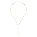GUCCI LINK TO LOVE LARIAT 18K GOLD NECKLACE