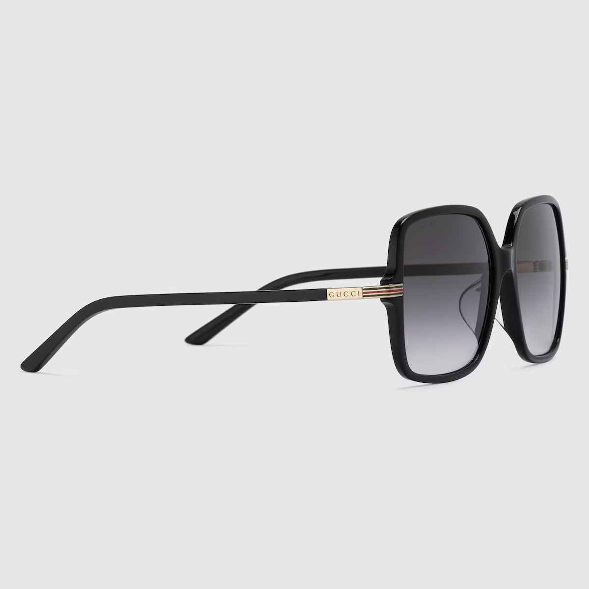GUCCI LOW NOSE BRIDGE FIT SQUARE SUNGLASSES