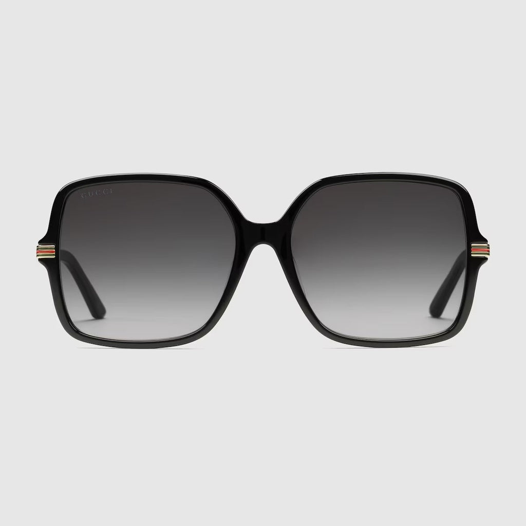 GUCCI LOW NOSE BRIDGE FIT SQUARE SUNGLASSES