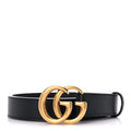 GUCCI GG MARMONT SLIM CALFSKIN LEATHER BELT