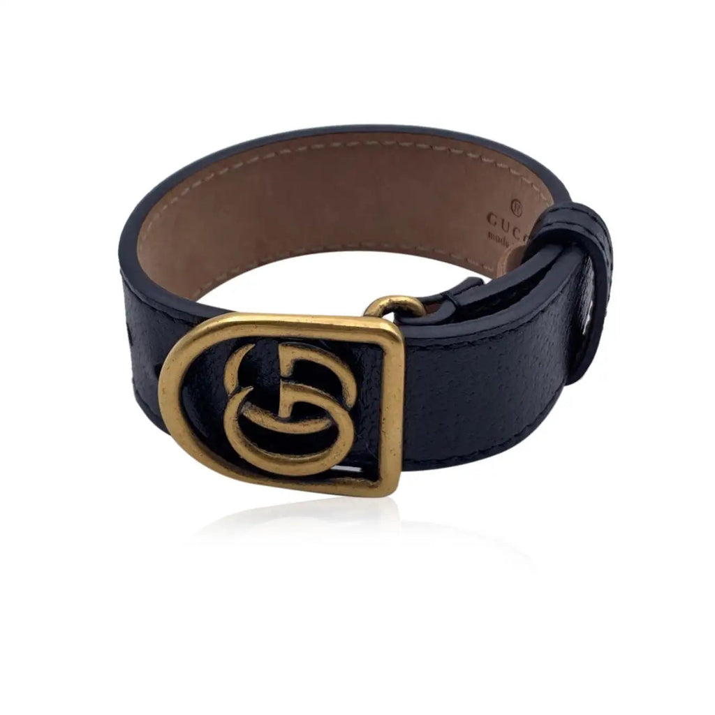 GUCCI GG MARMONT LEATHER BRACELET