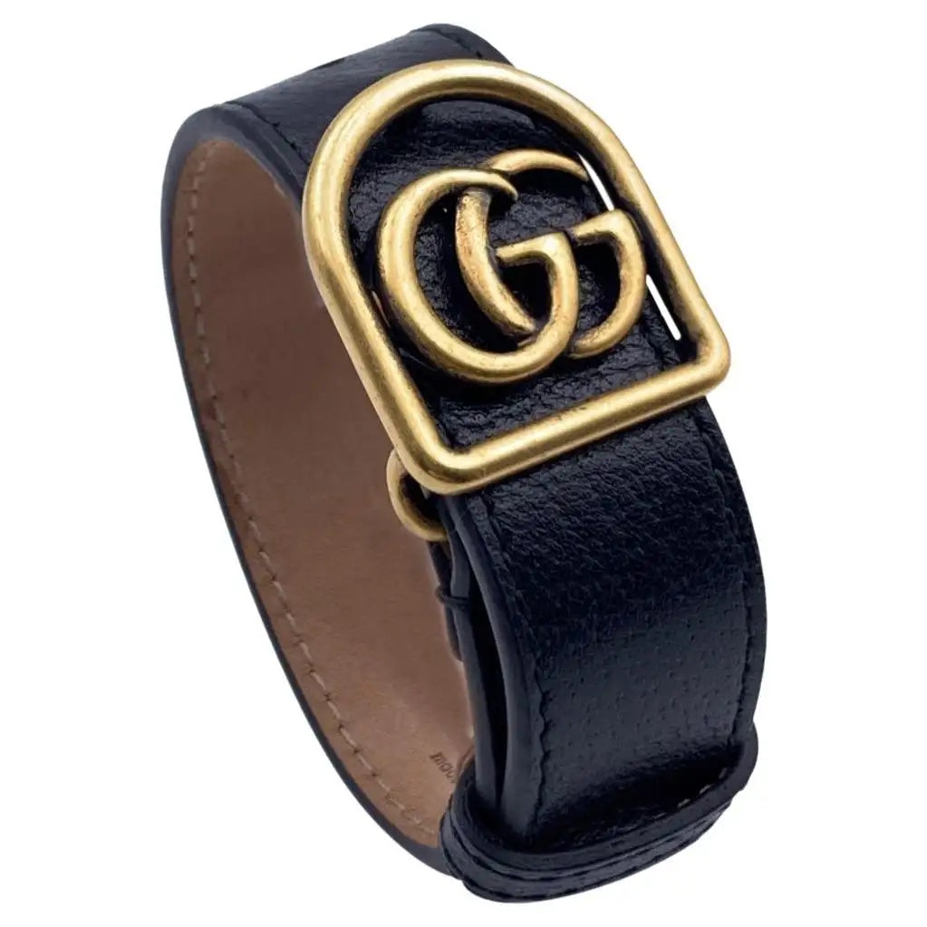 GUCCI GG MARMONT LEATHER BRACELET