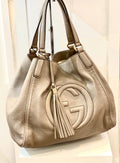 GUCCI LEATHER SOHO SHOULDER BAG
