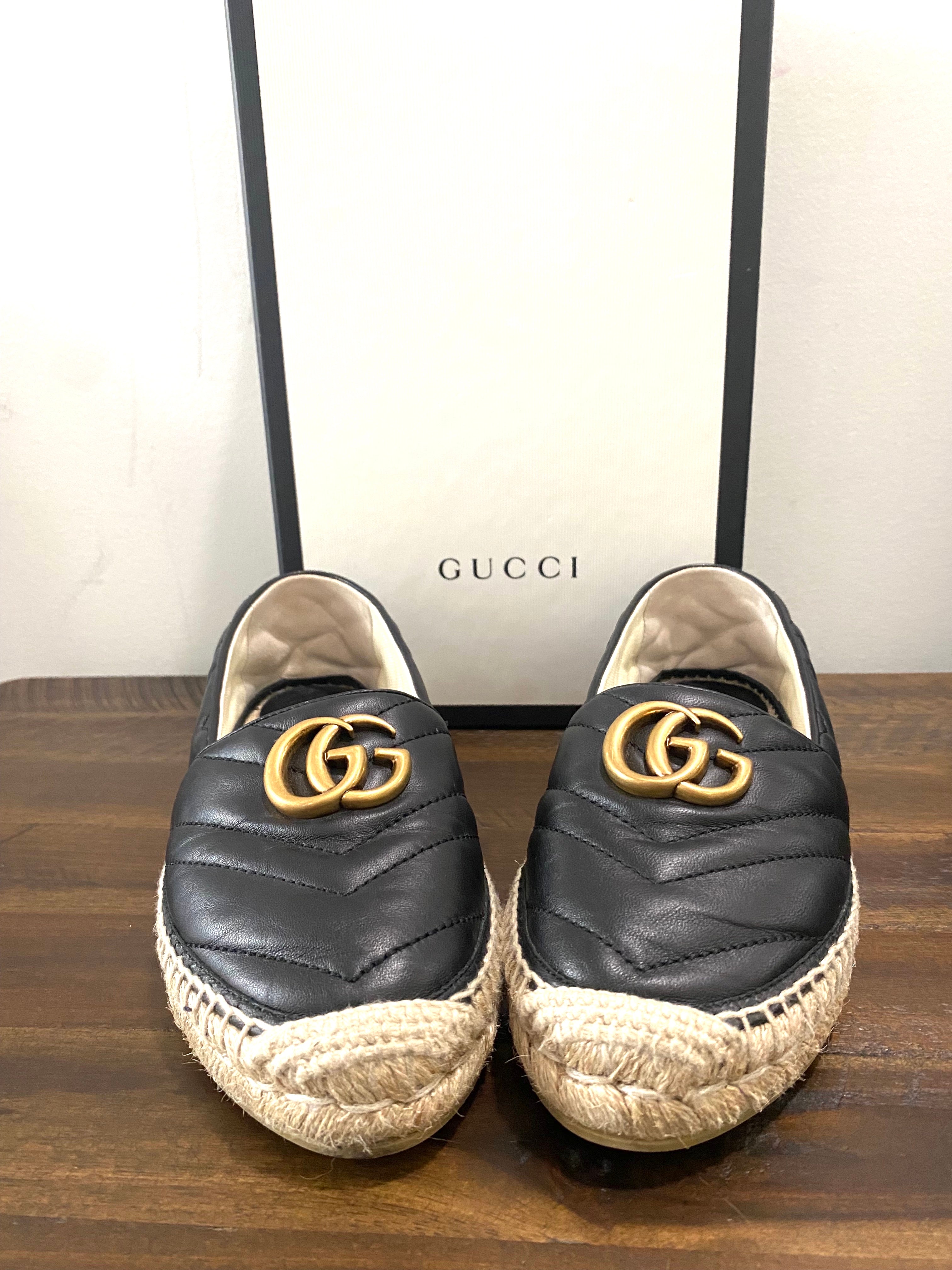 GUCCI GG Matelassé ESPADRILLES