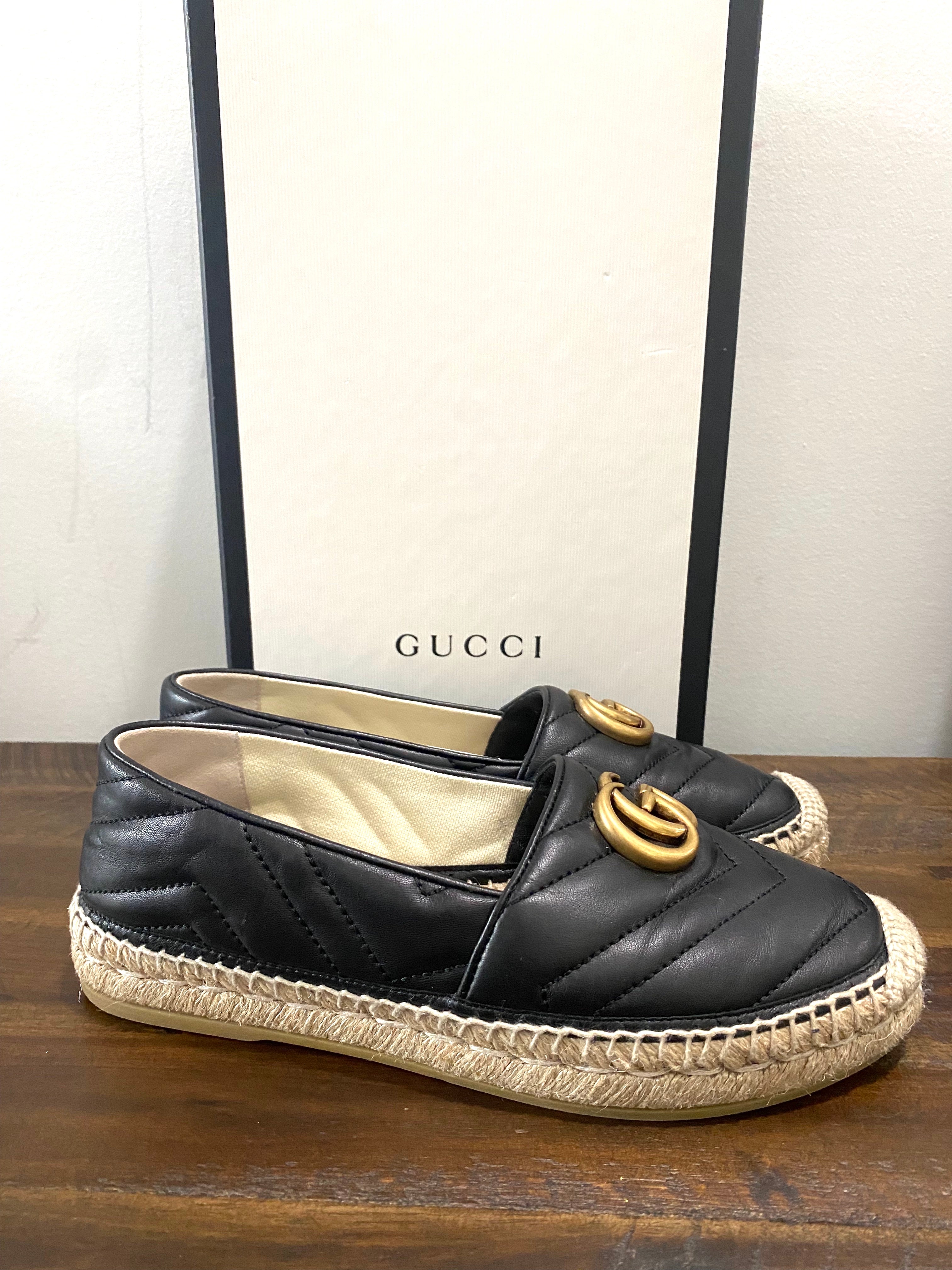 GUCCI GG Matelassé ESPADRILLES