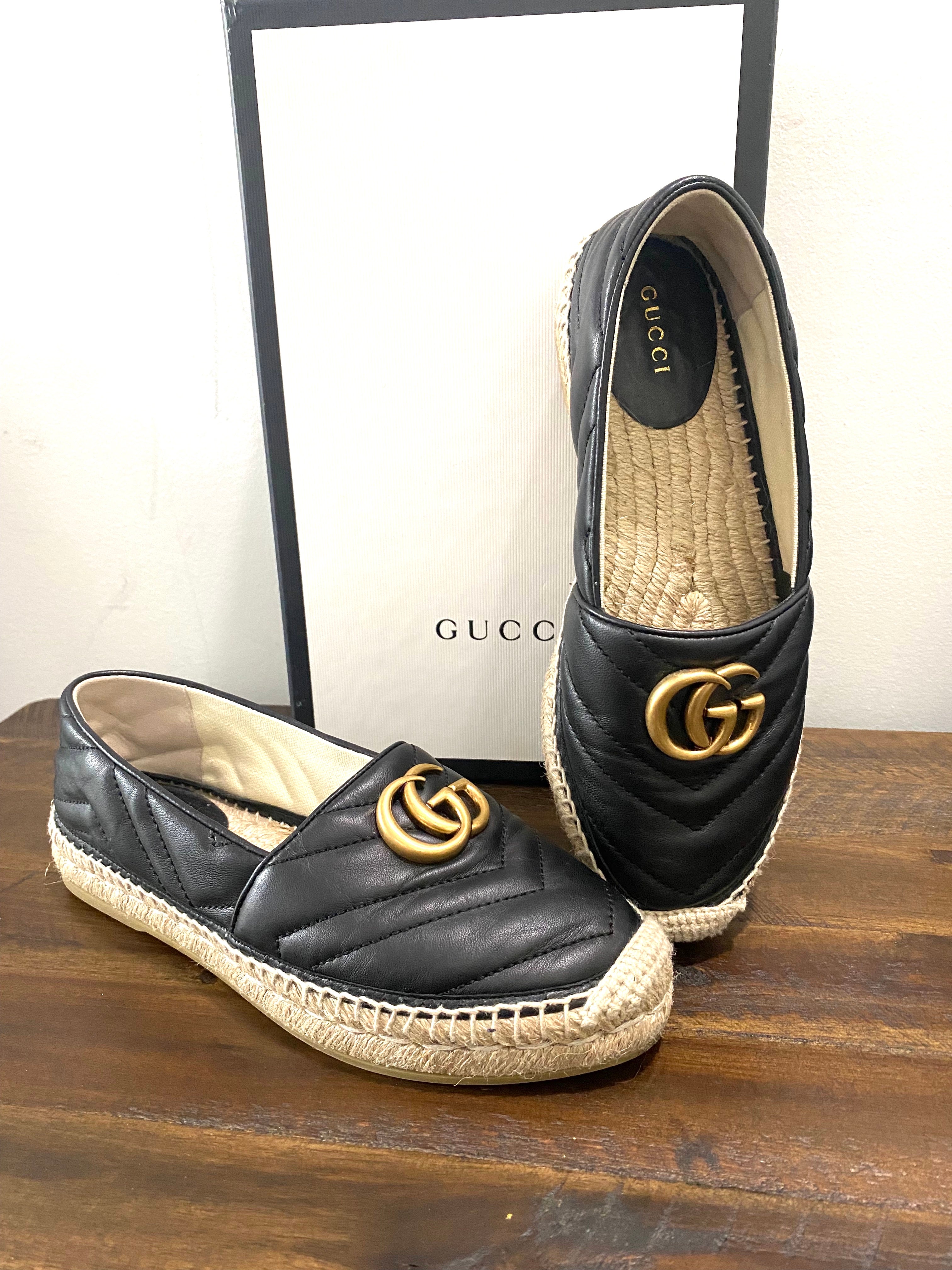 GUCCI GG Matelassé ESPADRILLES