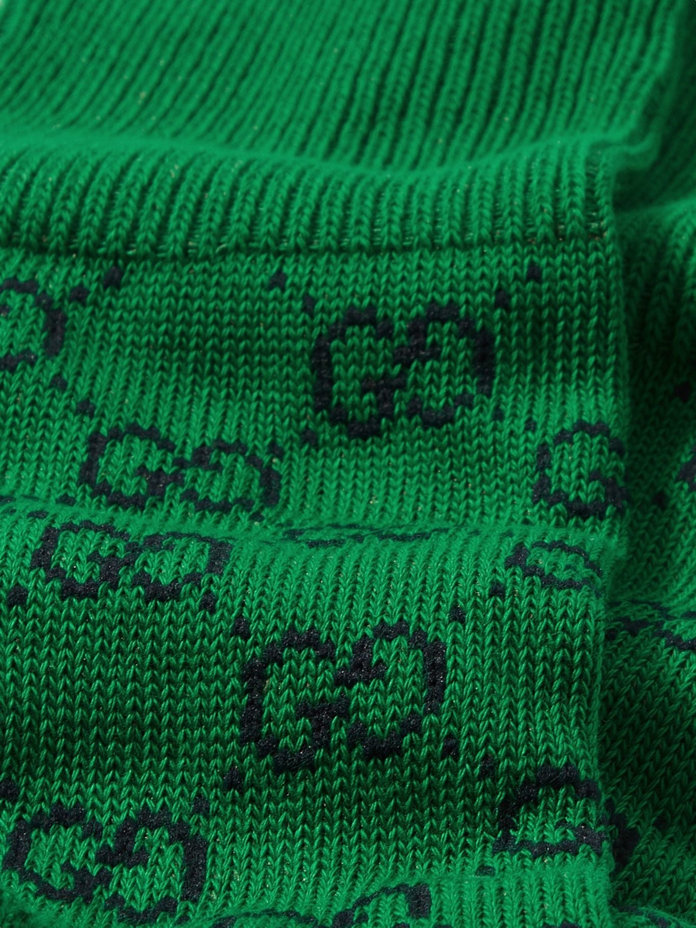 GUCCI LOGO JACQUARD COTTON BLEND SOCKS