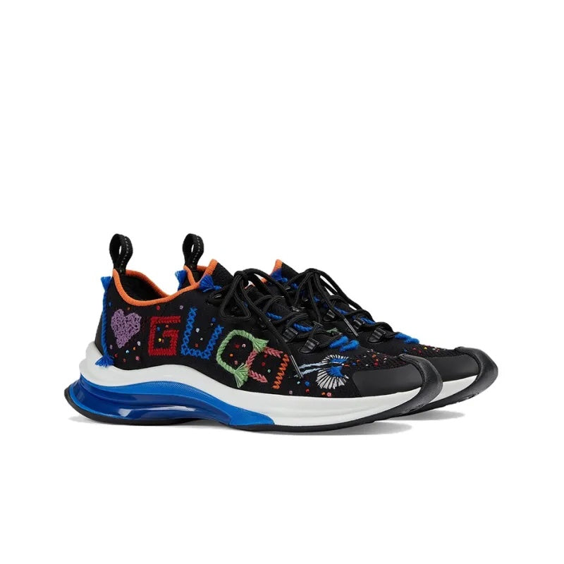GUCCI LOVELIGHT BLACK LIMITED EDITION GUCCI RUN SNEAKERS