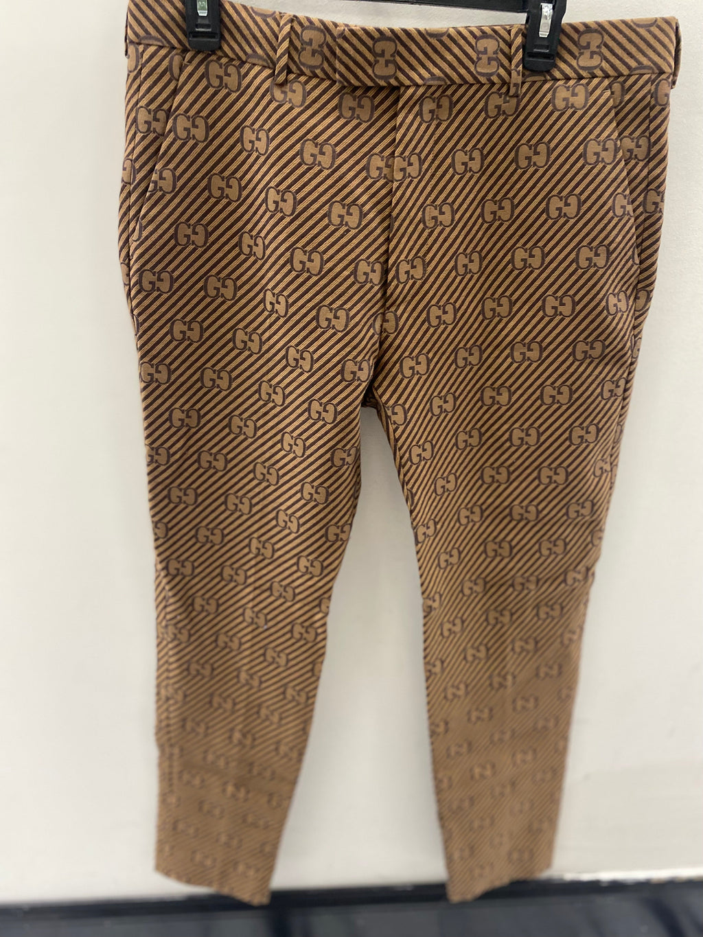 GUCCI MONOGRAM MEN'S TROUSERS