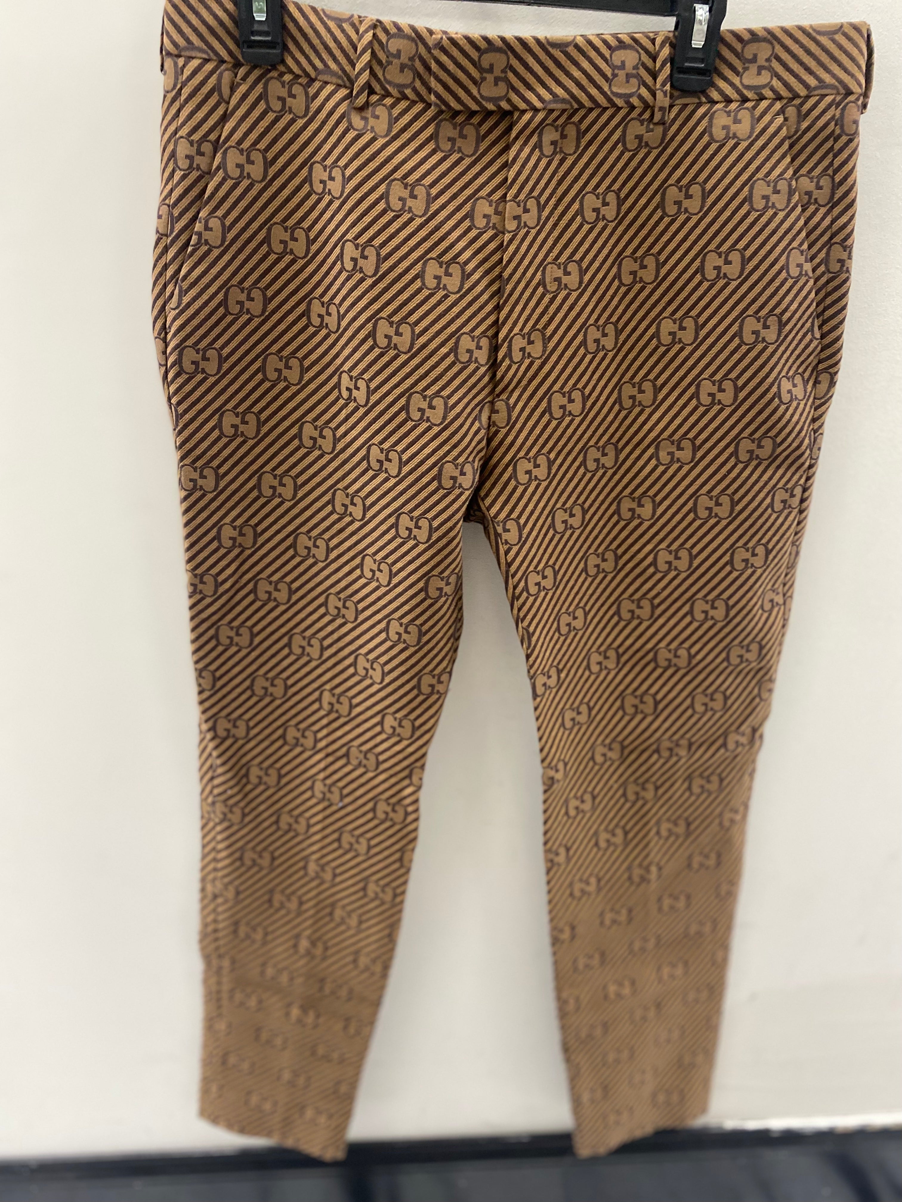 GUCCI MONOGRAM MEN'S TROUSERS