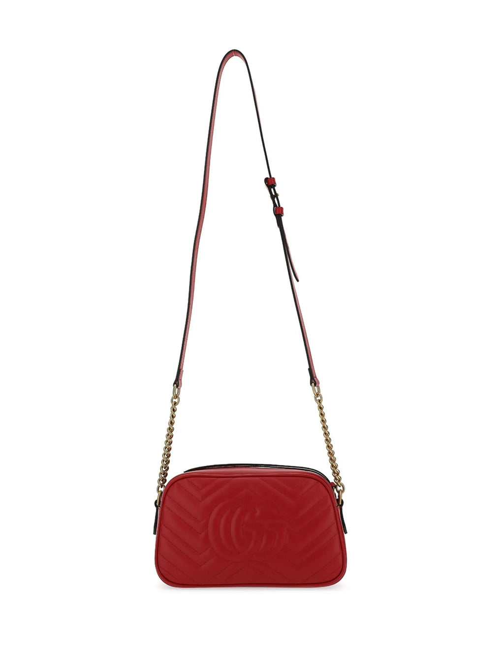 GUCCI GG MARMONT SMALL MATELASSÉ CALFSKIN LEATHER CAMERA BAG