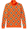 GUCCI MEN'S WOOL BLEND ROLLNECK SWEATER