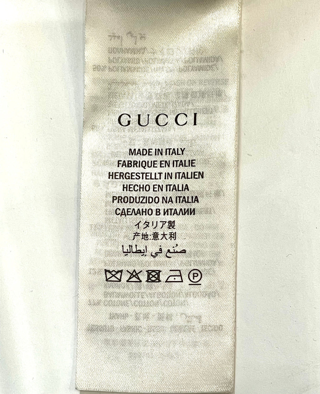 GUCCI GG SUPREME METALLIC JACQUARD KNIT COTTON BLEND V-NECK SWEATER