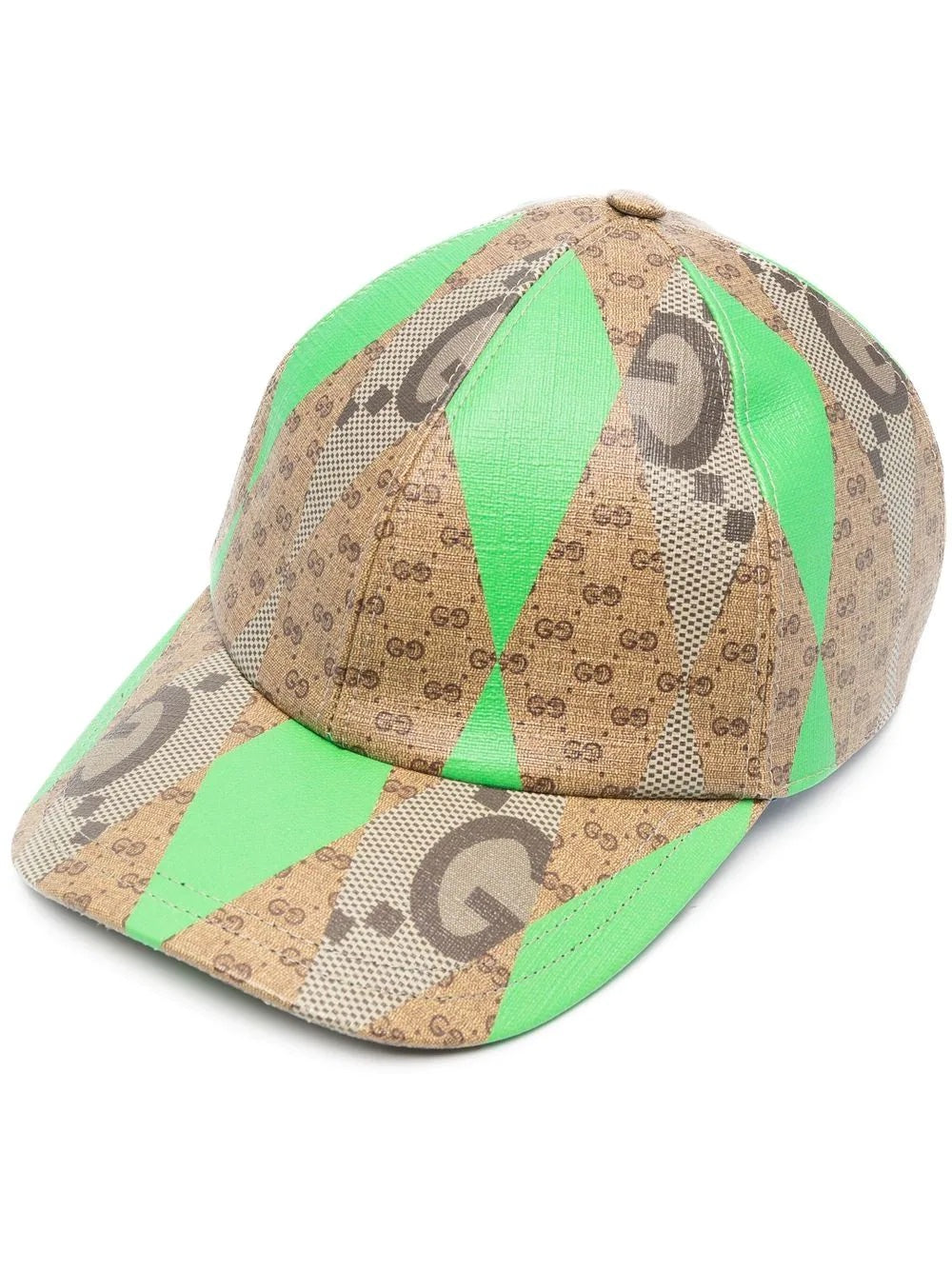 GUCCI LOGO MICROGUCCISSIMA COATED BASEBALL CAP