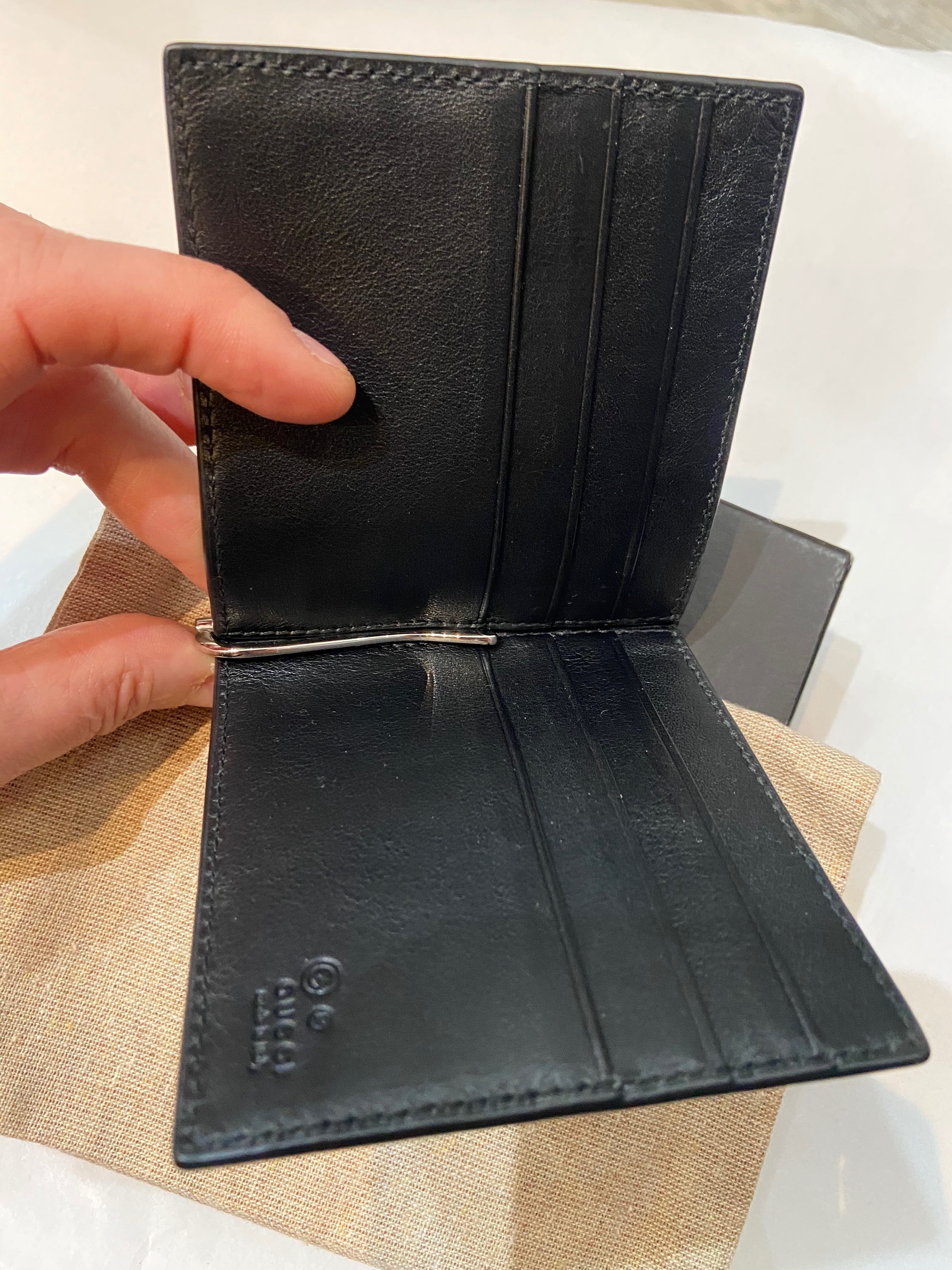 GUCCI MICROGUCCISSIMA LEATHER WALLET