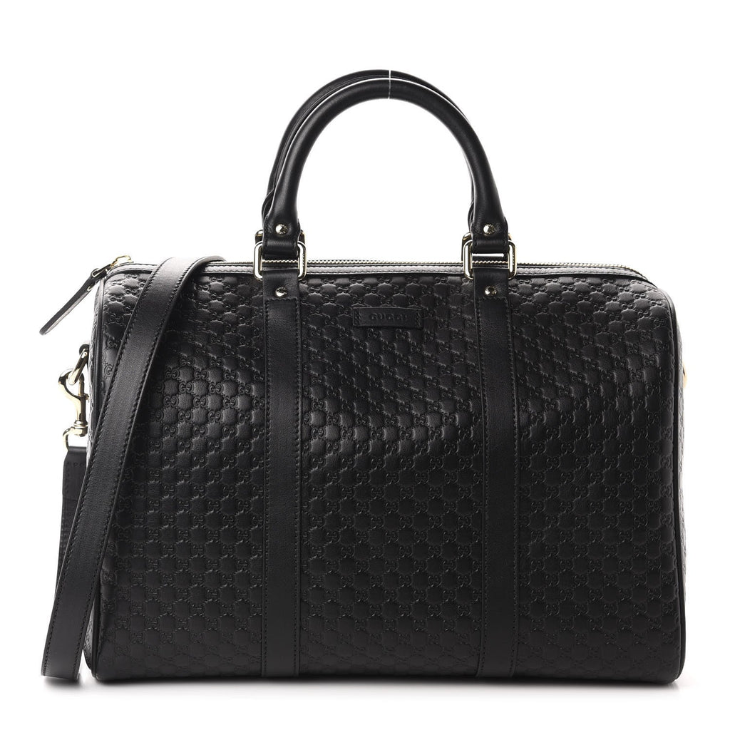 GUCCI MICROGUCCISSIMA LEATHER MEDIUM JOY BOSTON BAG