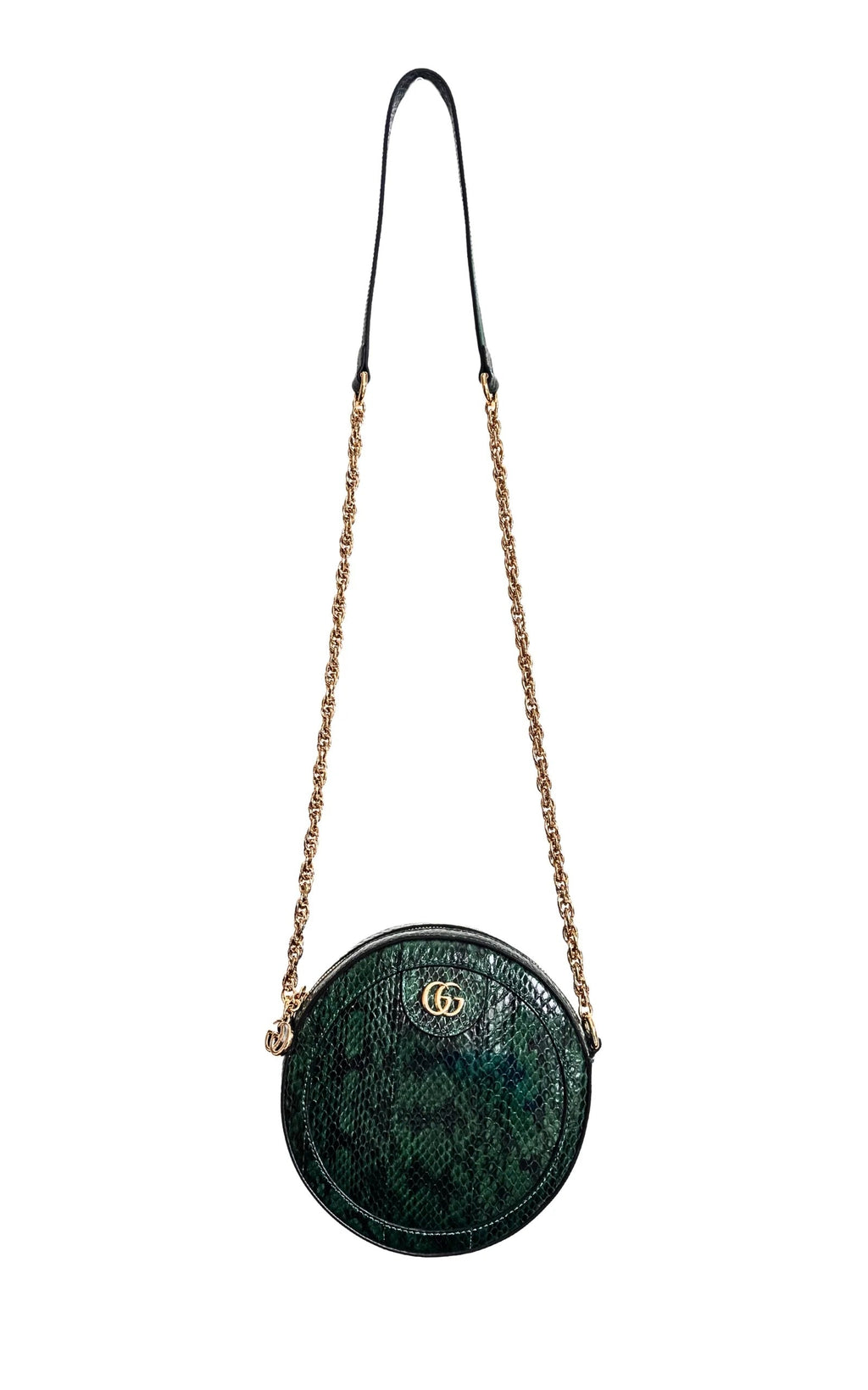 GUCCI MINI PYTHON OPHIDIA CROSSBODY BAG