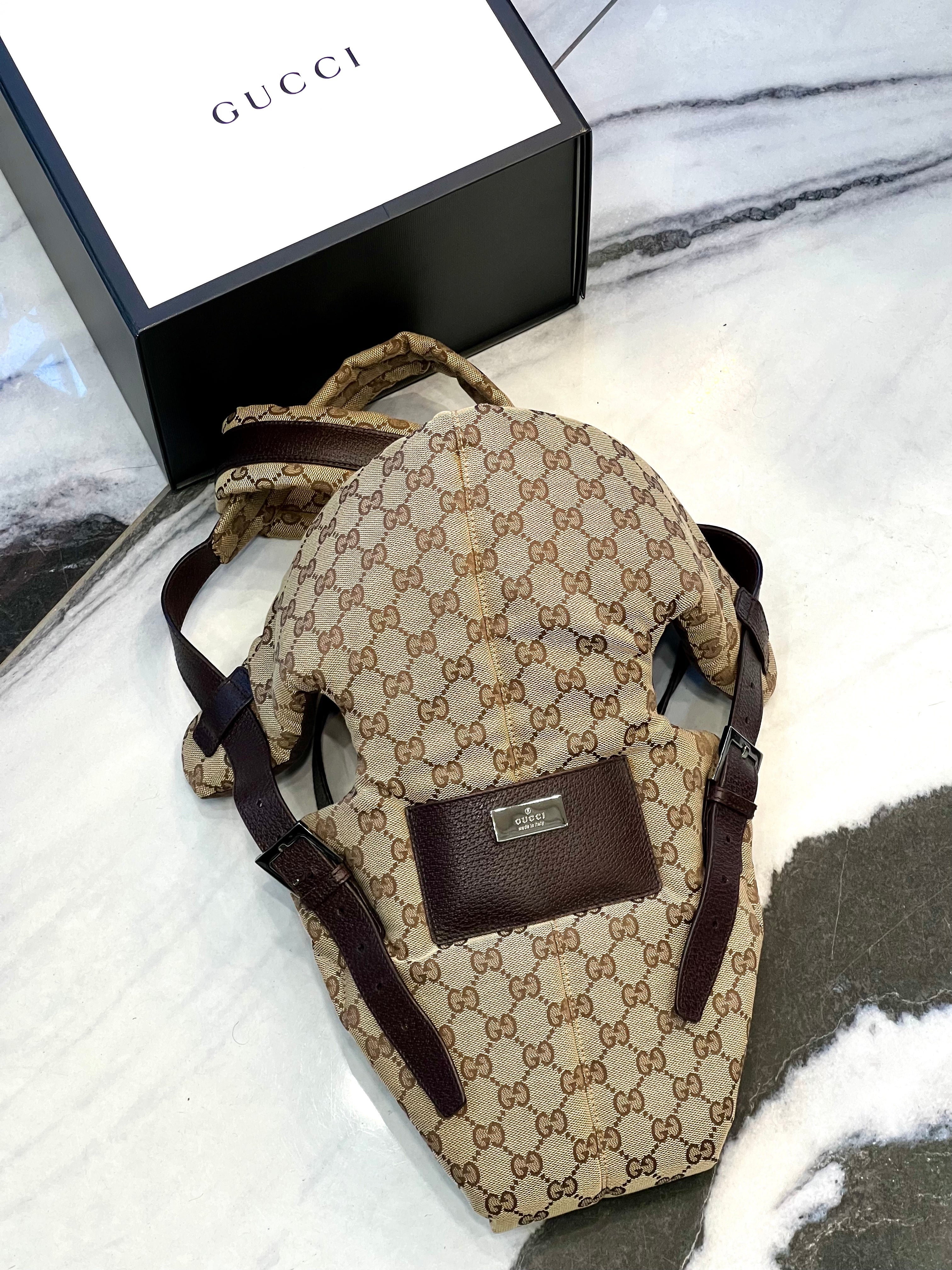 GUCCI GG MONOGRAM BABY CARRIER