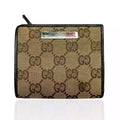 GUCCI GG MONOGRAM VINTAGE CANVAS BI-FOLD WALLET