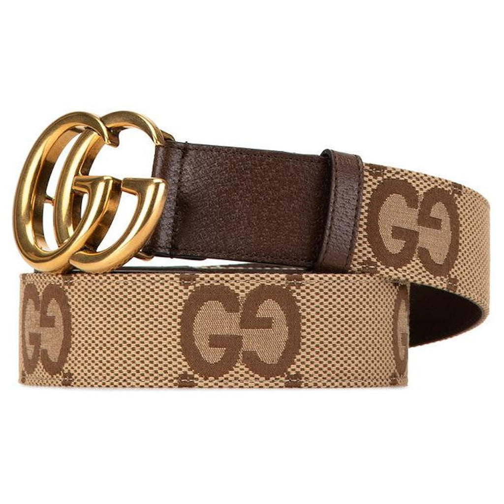 GUCCI GG MARMONT JUMBO GG MONOGRAM 40MM CALFSKIN BELT