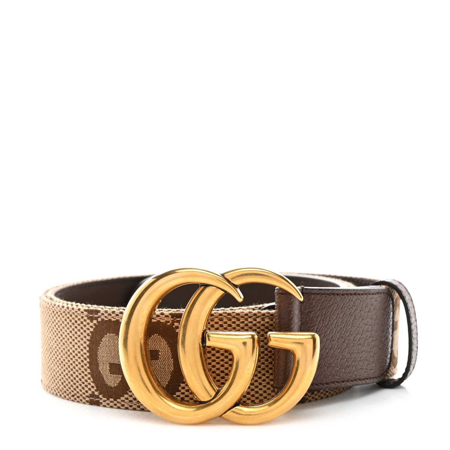 GUCCI GG MARMONT JUMBO GG MONOGRAM 40MM CALFSKIN BELT