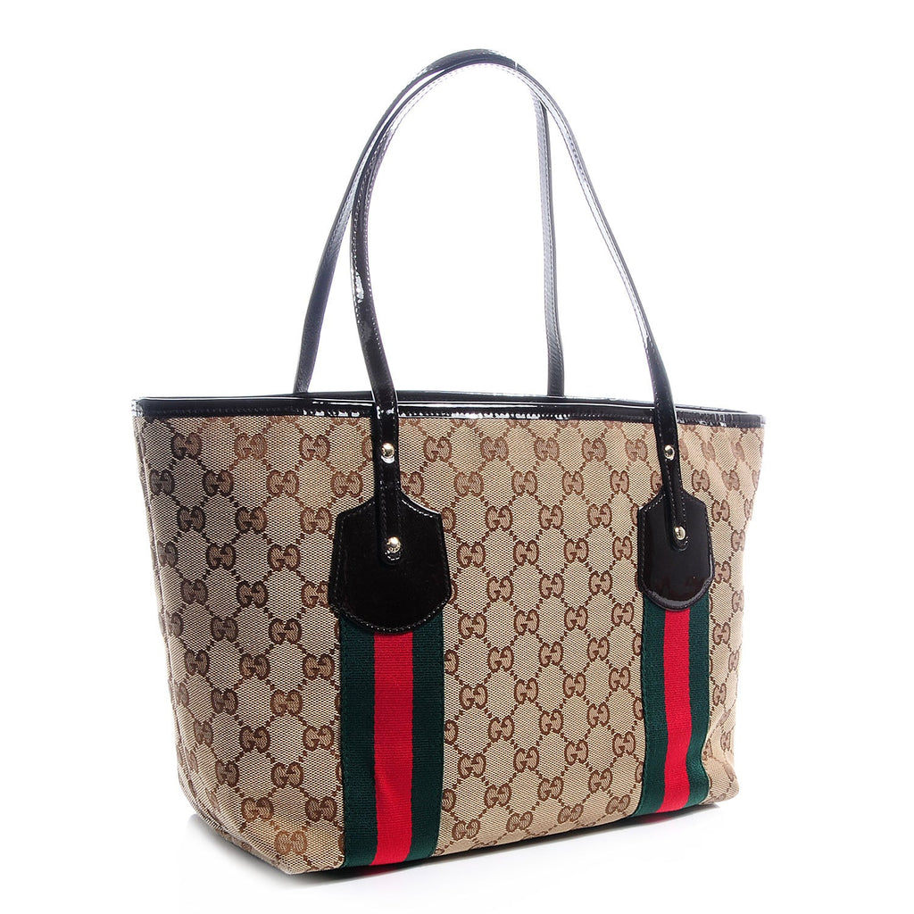 GUCCI GG MONOGRAM WEB JOLIE TOTE BAG