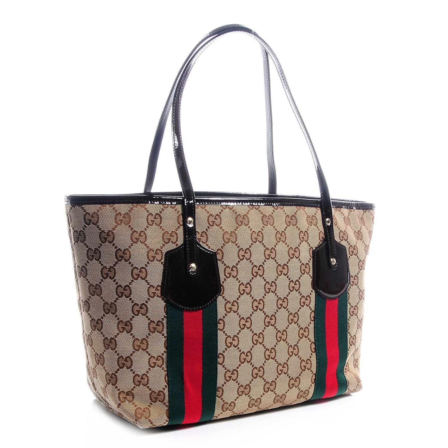 GUCCI GG MONOGRAM WEB JOLIE TOTE BAG