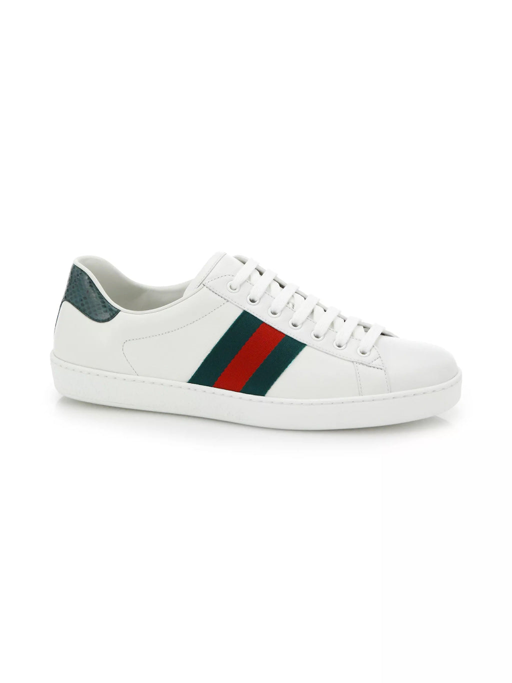 GUCCI NEW ACE CLASSIC WEB LO-TOP SNEAKERS