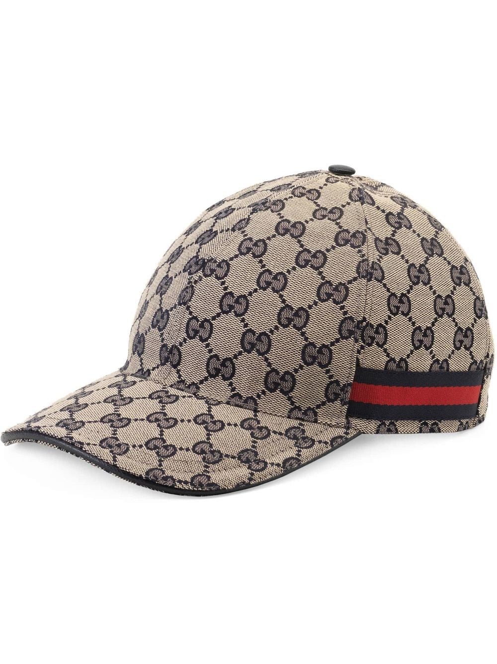 GUCCI ORIGINAL GG CANVAS BASEBALL HAT WITH WEB