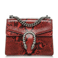 GUCCI PYTHON LEATHER MINI DIONYSUS SHOULDER BAG