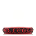 GUCCI RESIN CARVED DRAGON BANGLE BRACELET