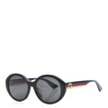 GUCCI ROUND WEB SUNGLASSES