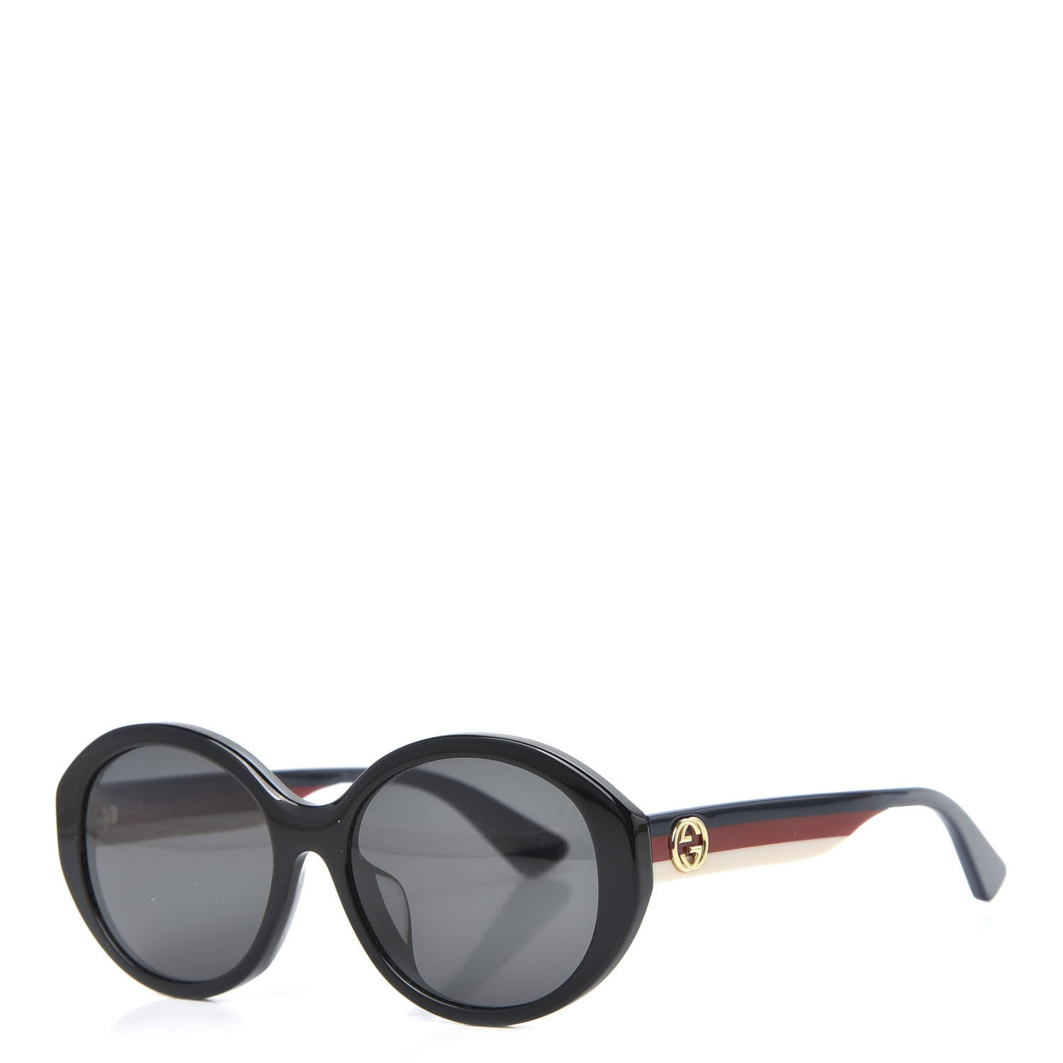 GUCCI ROUND WEB SUNGLASSES