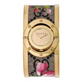 GUCCI TWIRL GG SUPREME BLOOMS STAINLESS STEEL QUARTZ WATCH