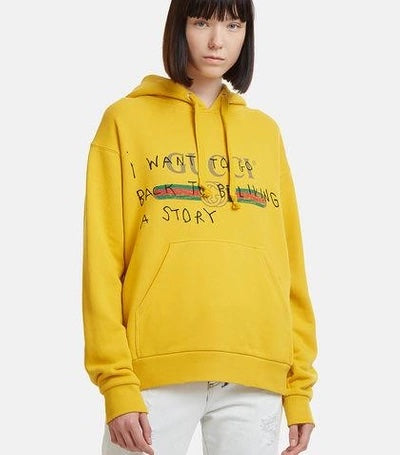 GUCCI GG STORY HOODED SWEATSHIRT