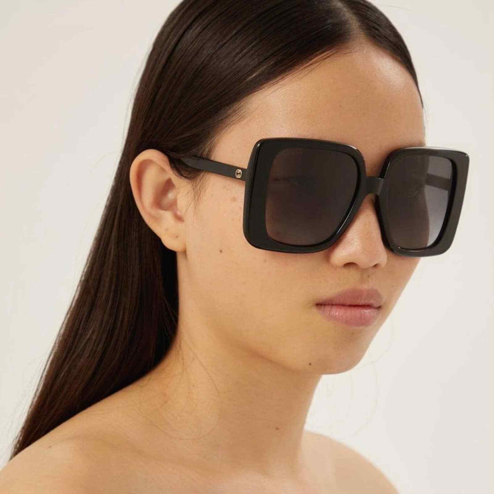 GUCCI SQUARE FRAM SUNGLASSES GG13145S 001