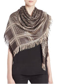 GUCCI GG SURVIVE SILK SCARF SHAWL WRAP