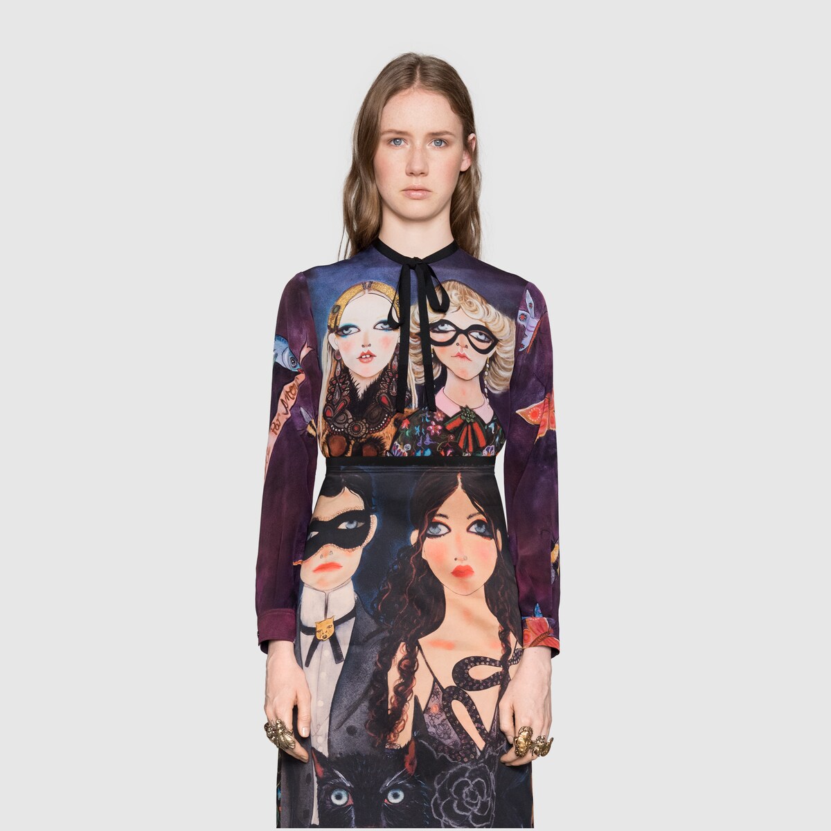 GUCCI UNSKILLED WORKER SILK SHIRT