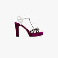 GUCCI VELVET ELIAS PLATFORM HEELS