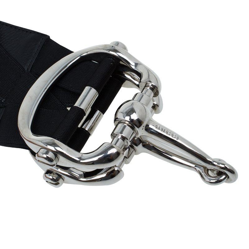 GUCCI VINTAGE HORSEBIT LEATHER BELT