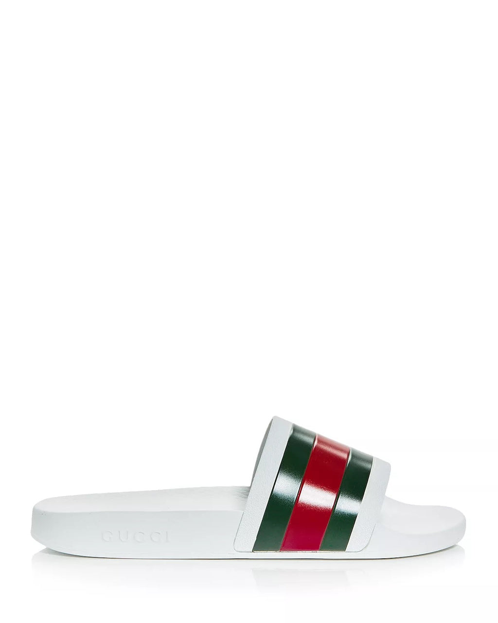 GUCCI WEB STRIPE SIGNATURE MEN'S SLIDES
