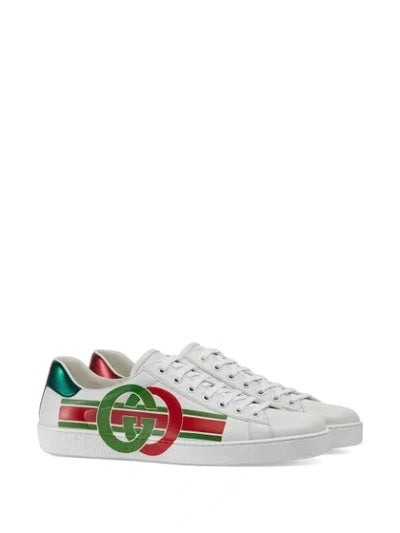 GUCCI INTERLOCKING G ACE SNEAKERS