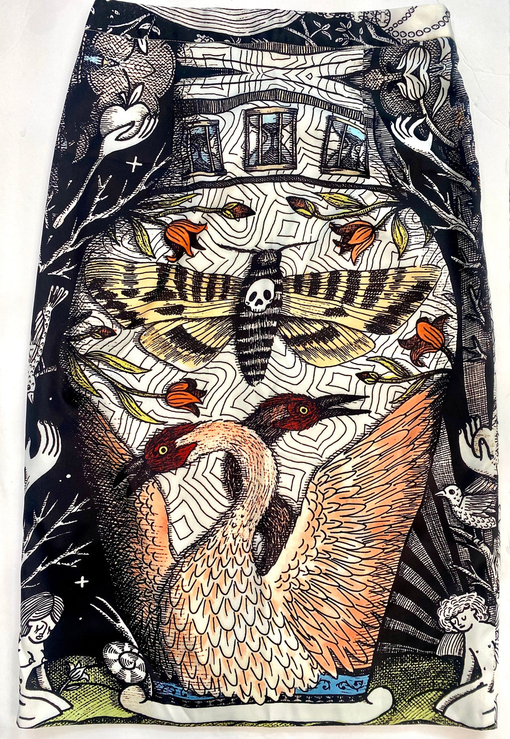 GUCCI X JAYDE FISH PENCIL SKIRT