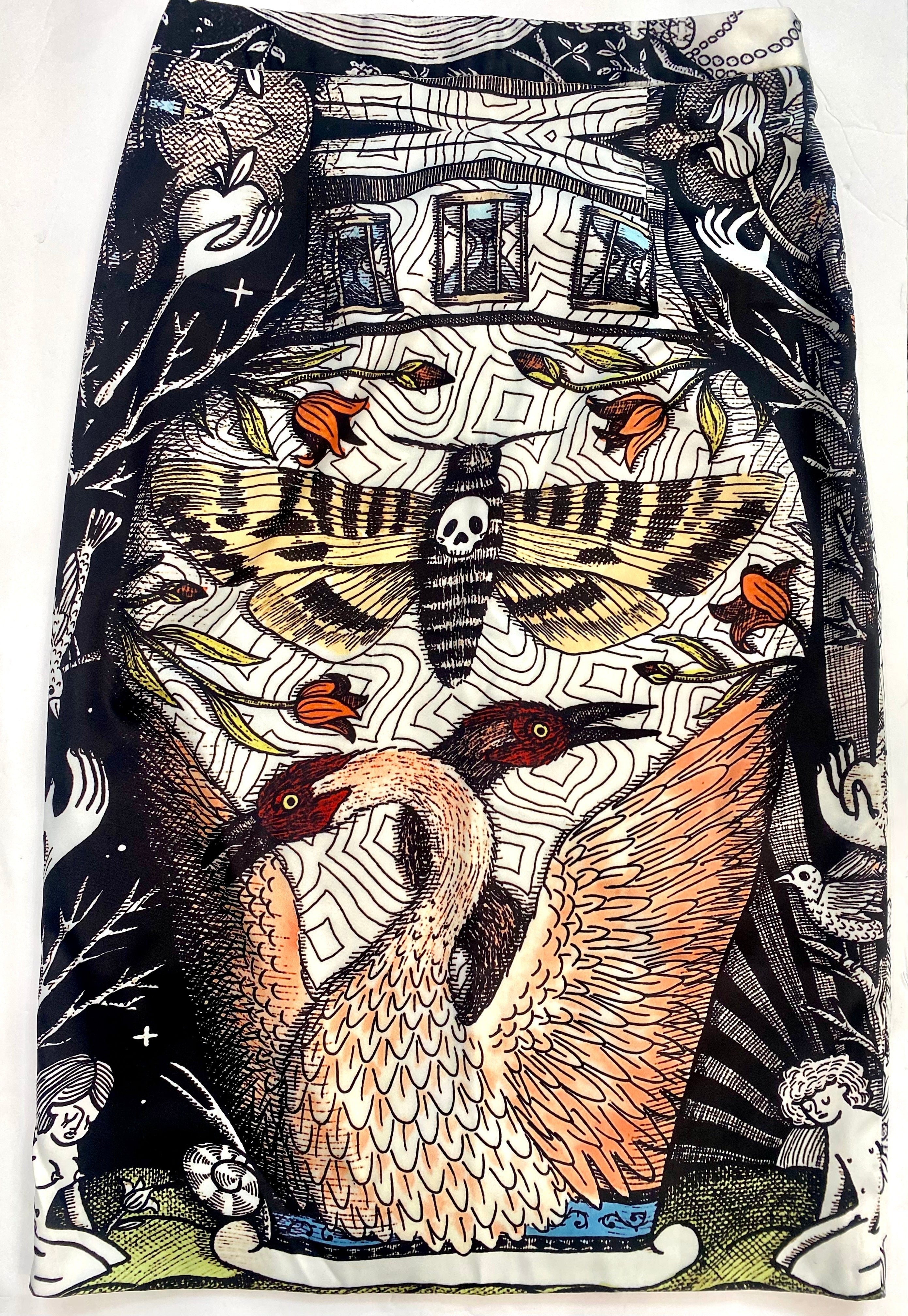 GUCCI X JAYDE FISH PENCIL SKIRT