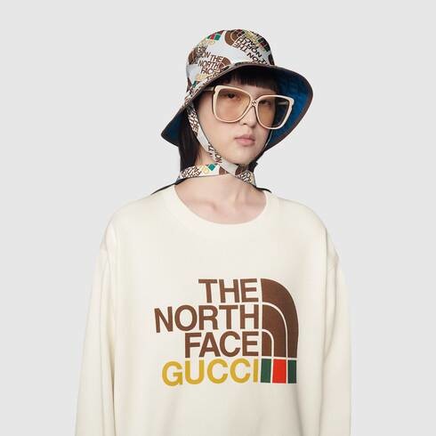 GUCCI X THE NORTH FACE COTTON SWEATER BEIGE